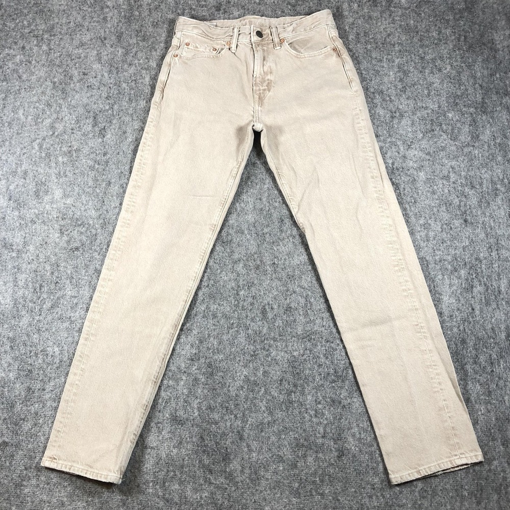 American Eagle Outfitters Jeans Mens 29x32 Beige Original Straight Denim‎ Pants
